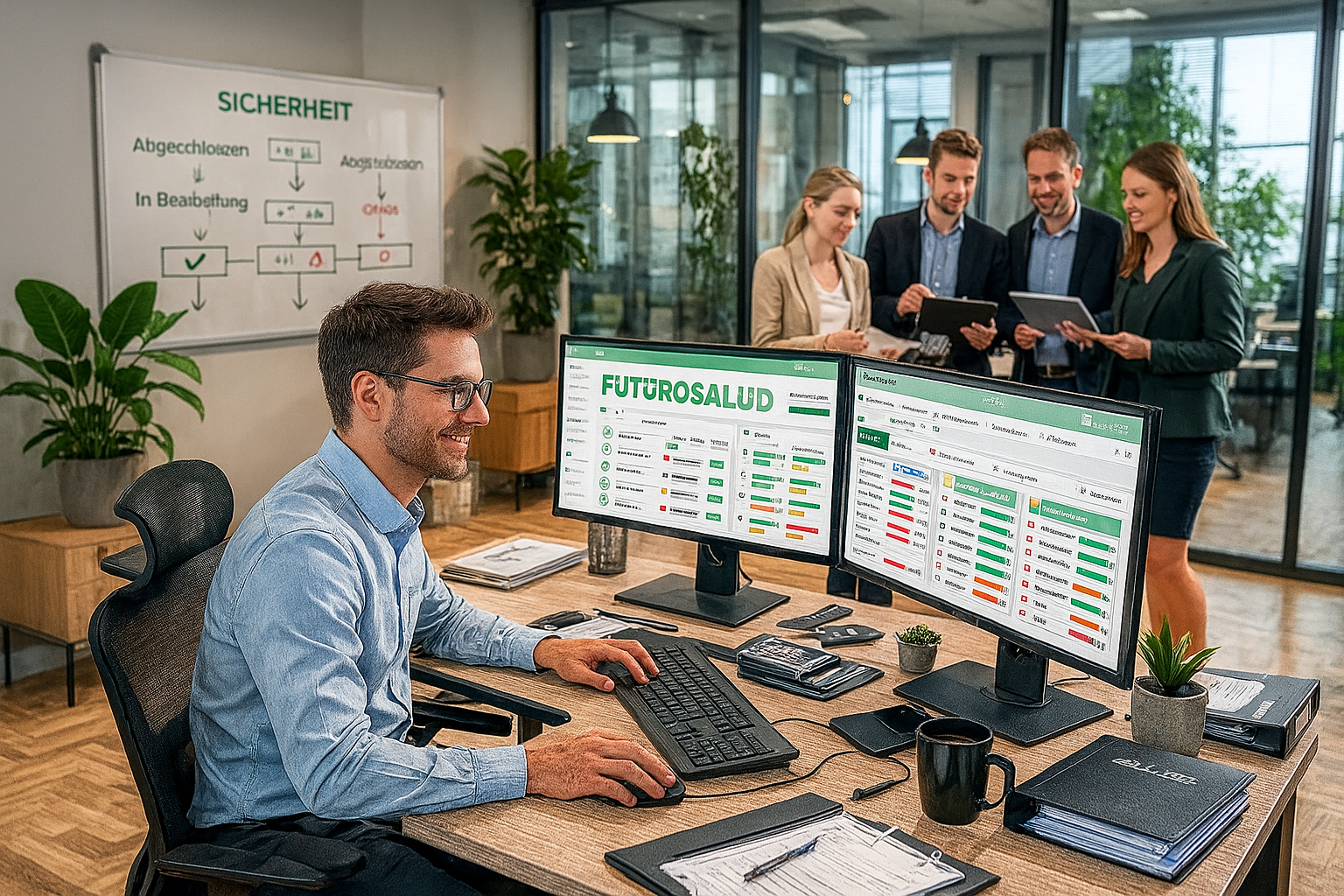 Der FUTUROSALUD ASI Manager digitalisiert zentrale Prozesse im Arbeitsschutz und schafft Transparenz.