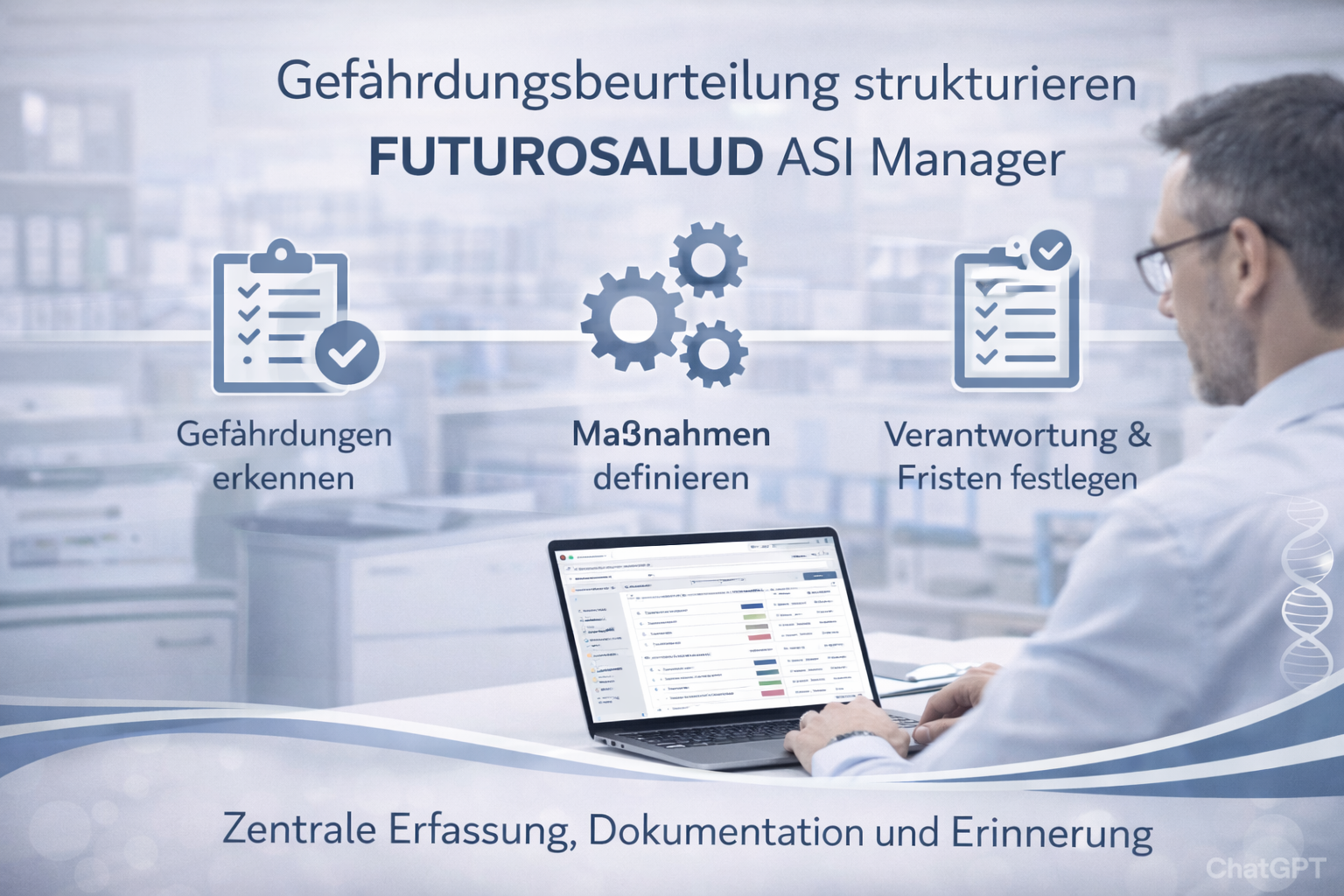 Eine strukturierte Gefährdungsbeurteilung bildet den roten Faden im betrieblichen Arbeitsschutz.