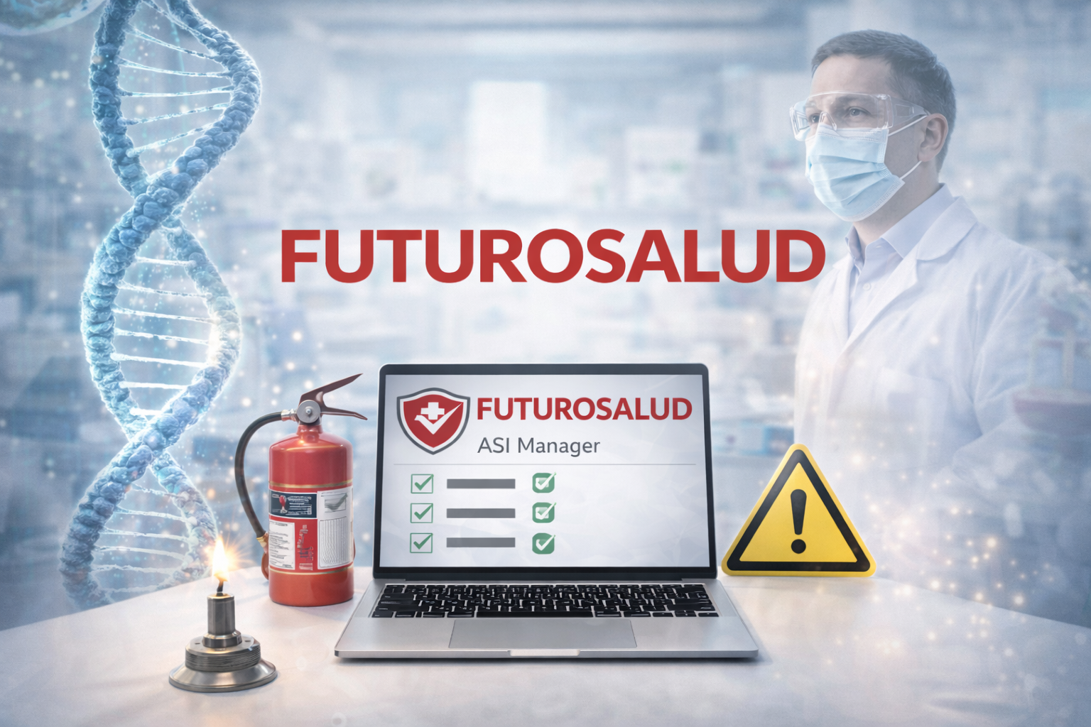 FUTUROSALUD unterstützt Unternehmen mit externen Fachkräften für Arbeitssicherheit und biologischer Sicherheit.