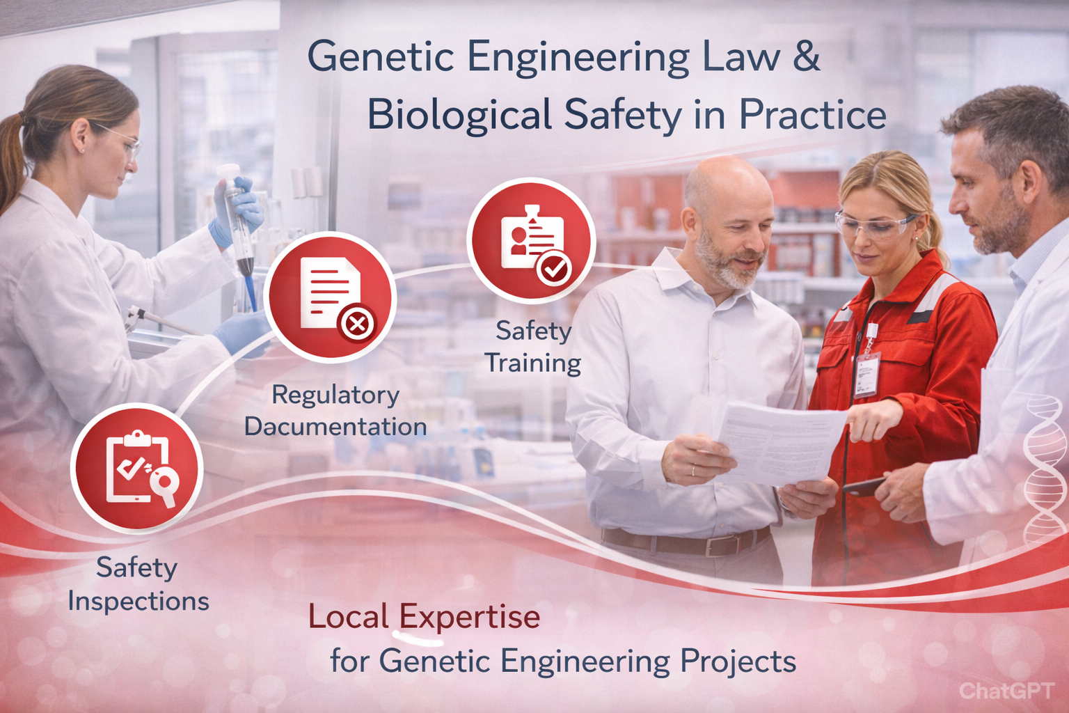 Laboratory and biosafety context: biological safety under genetic engineering and biotechnology regulation
