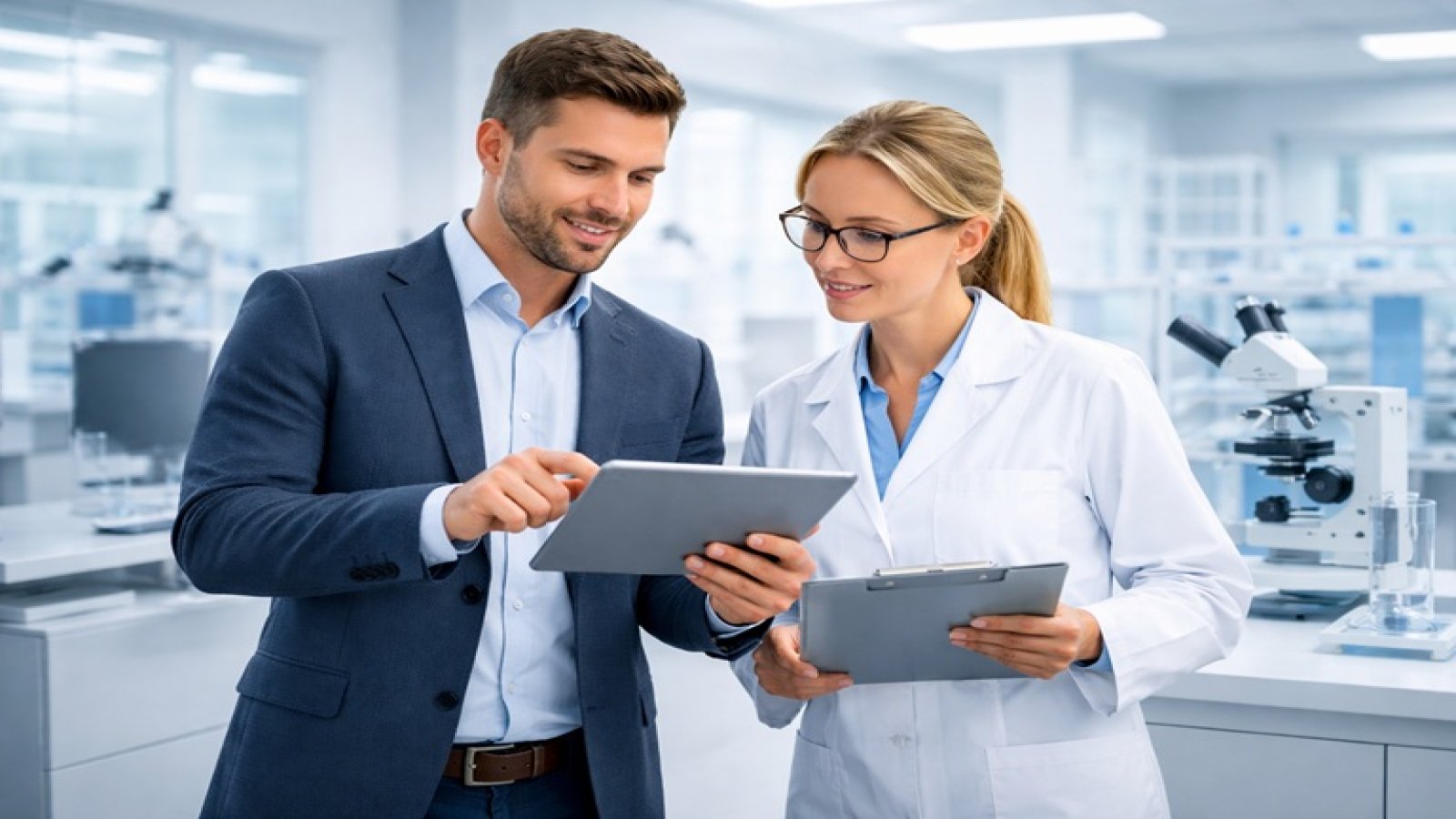 Biologische Sicherheit im Labor – Hero-Bild